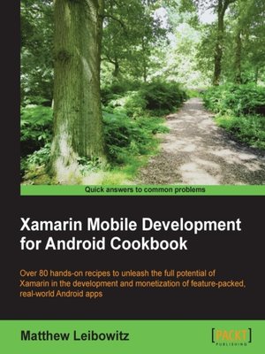 cover image of Xamarin Mobile Development for Android Cookbook